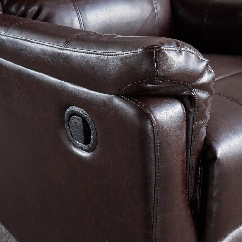 Fauteuil inclinable manuel en tissu avec mécanisme pivotant Roomfitters