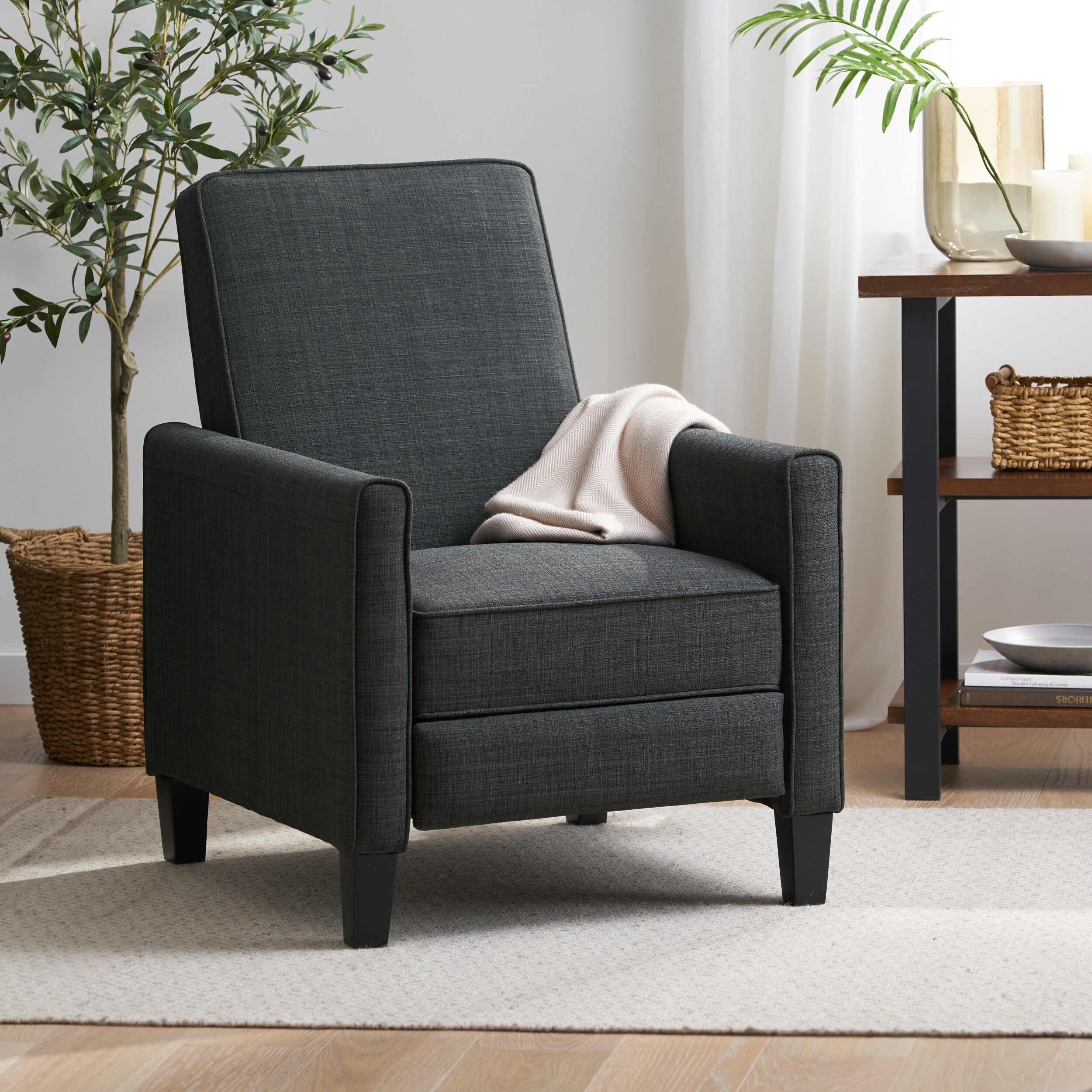 Chaise à dossier relevable en tissu Roomfitters pour une décoration intérieure élégante