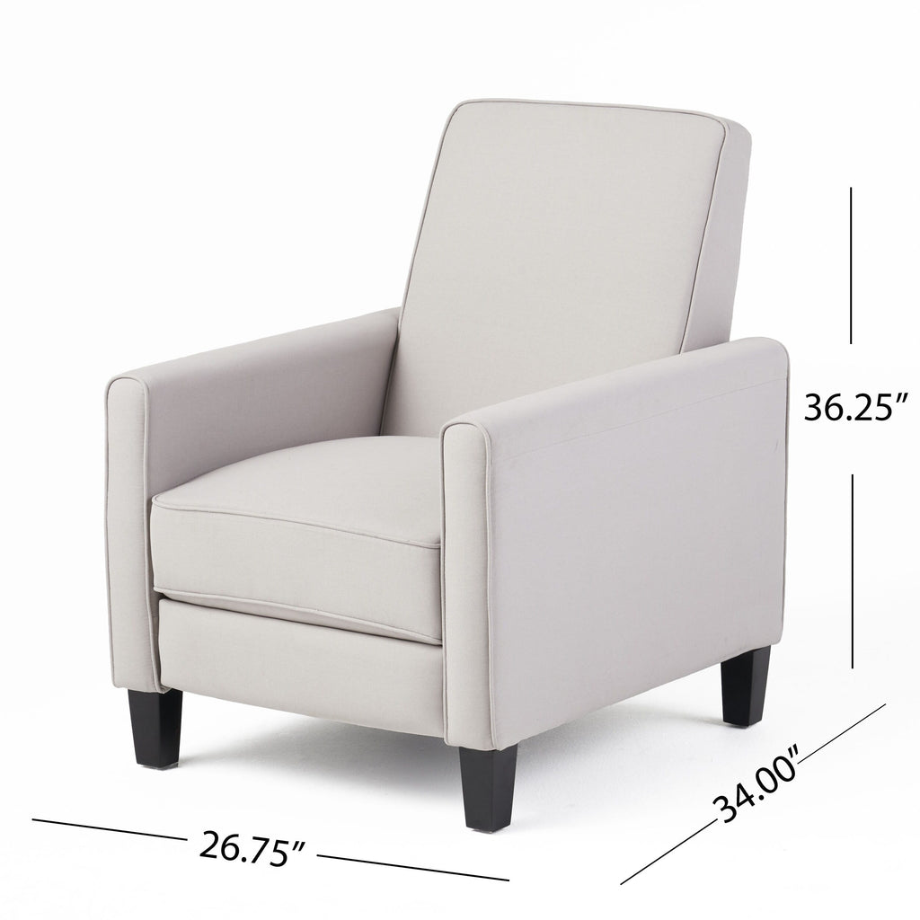 Chaise à dossier relevable en tissu Roomfitters pour une décoration intérieure élégante