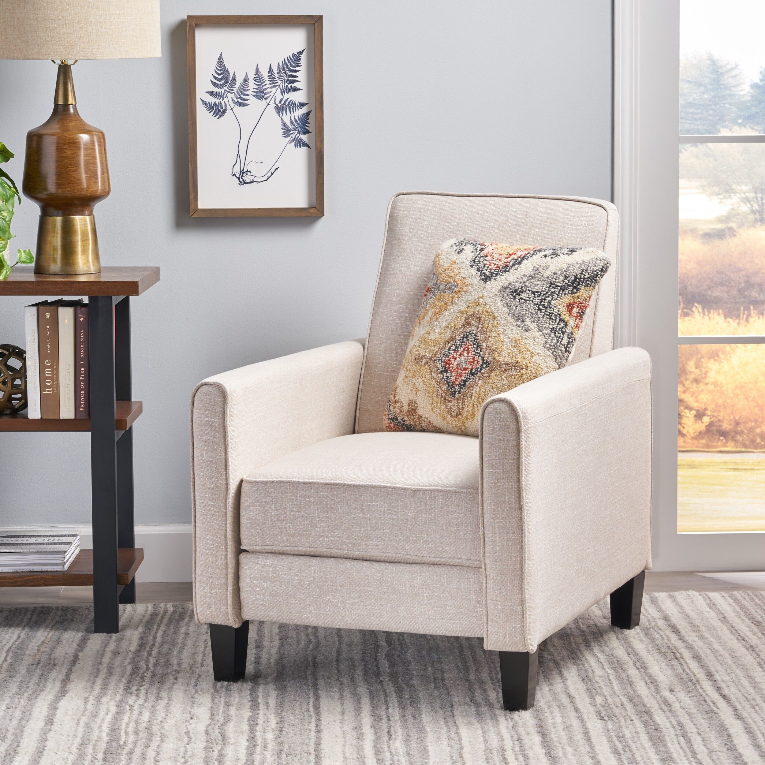 Chaise à dossier relevable en tissu Roomfitters pour une décoration intérieure élégante