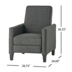 Chaise à dossier relevable en tissu Roomfitters pour une décoration intérieure élégante
