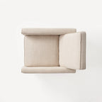 Chaise à dossier relevable en tissu Roomfitters pour une décoration intérieure élégante