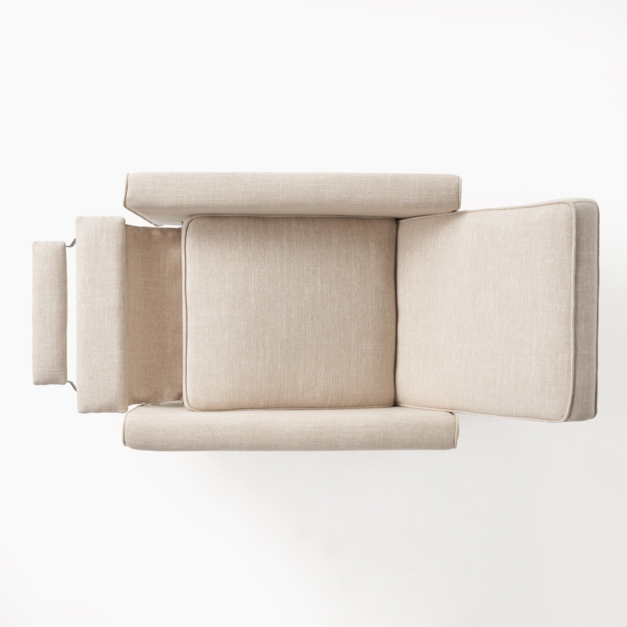 Chaise à dossier relevable en tissu Roomfitters pour une décoration intérieure élégante