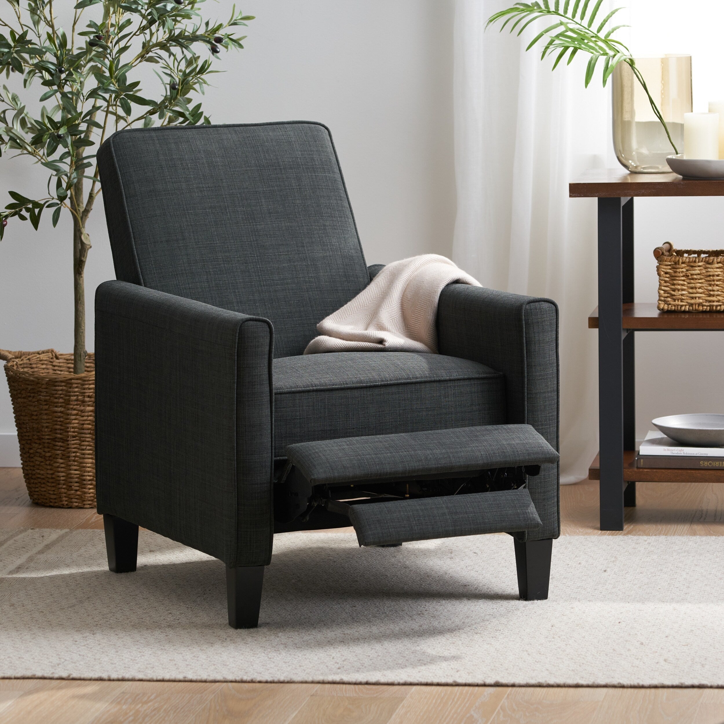 Chaise à dossier relevable en tissu Roomfitters pour une décoration intérieure élégante