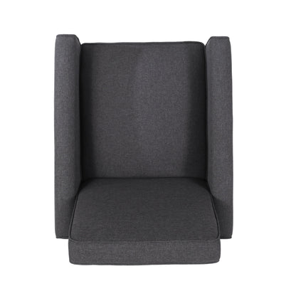 Chaise à dossier relevable en tissu Roomfitters pour une décoration intérieure élégante, bleu marine