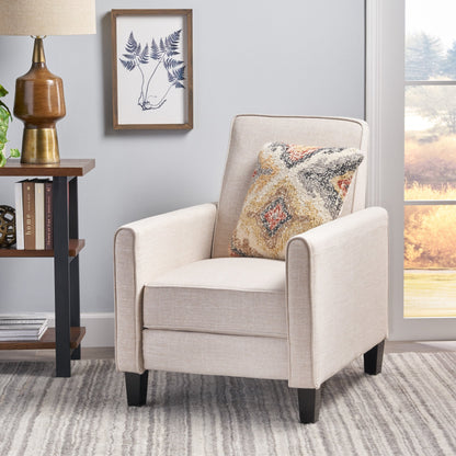 Chaise à dossier relevable en tissu Roomfitters pour une décoration intérieure élégante, bleu marine