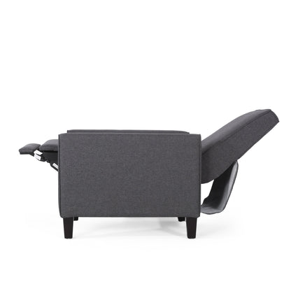 Chaise à dossier relevable en tissu Roomfitters pour une décoration intérieure élégante, bleu marine