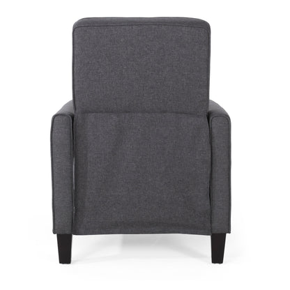Chaise à dossier relevable en tissu Roomfitters pour une décoration intérieure élégante, bleu marine