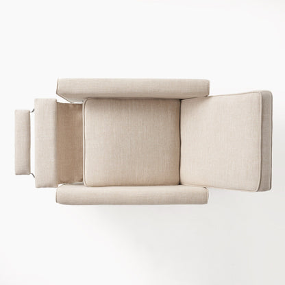 Chaise à dossier relevable en tissu Roomfitters pour une décoration intérieure élégante, bleu marine