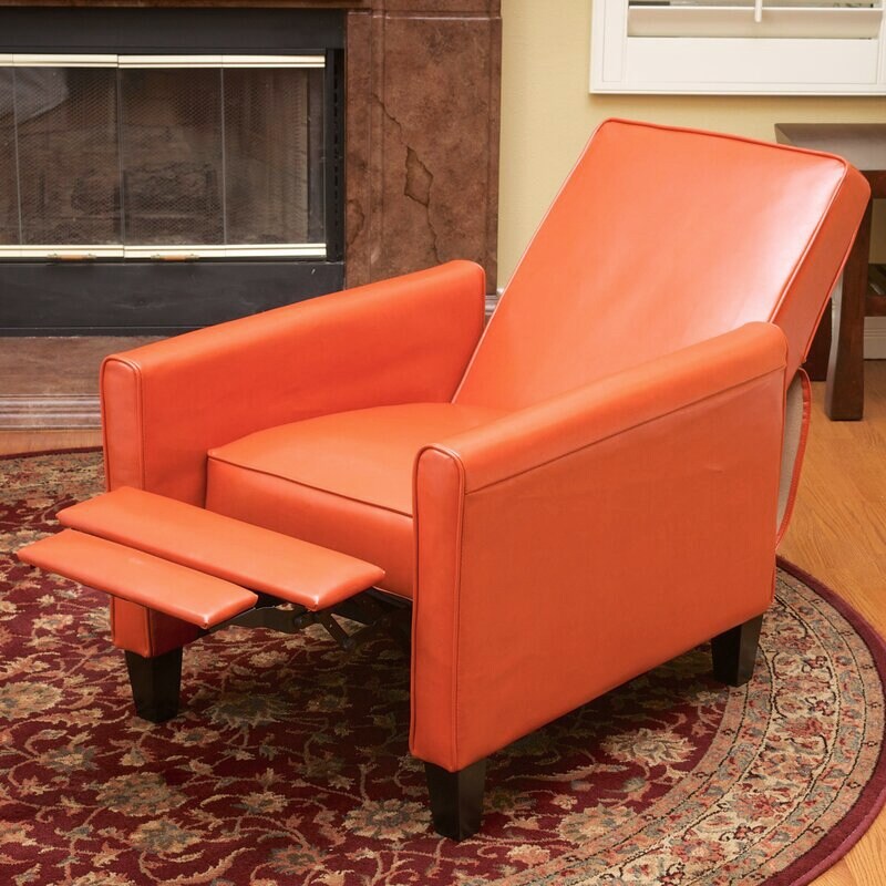 Chaise à dossier relevable en similicuir Roomfitters pour une décoration intérieure élégante