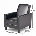 Chaise à dossier relevable en similicuir Roomfitters pour une décoration intérieure élégante