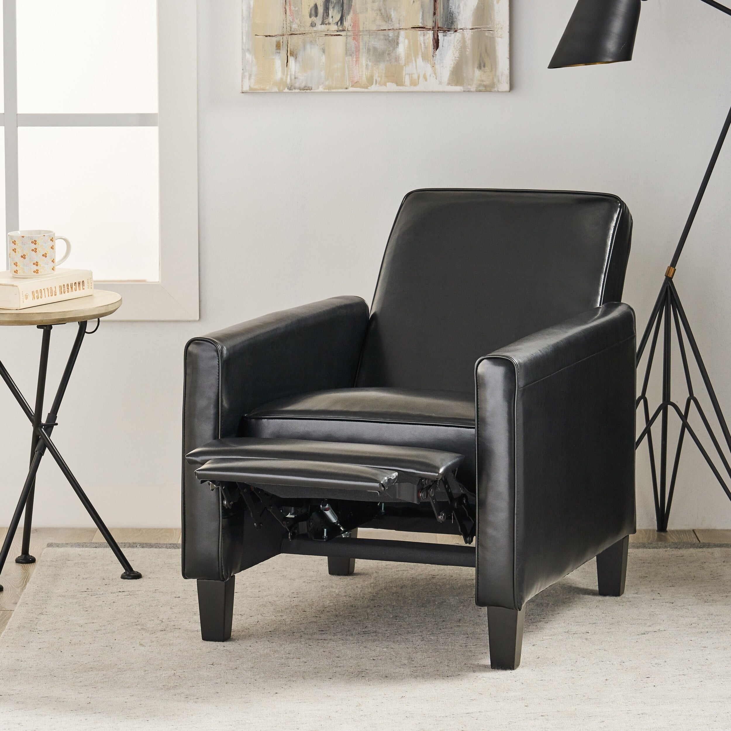 Chaise à dossier relevable en similicuir Roomfitters pour une décoration intérieure élégante