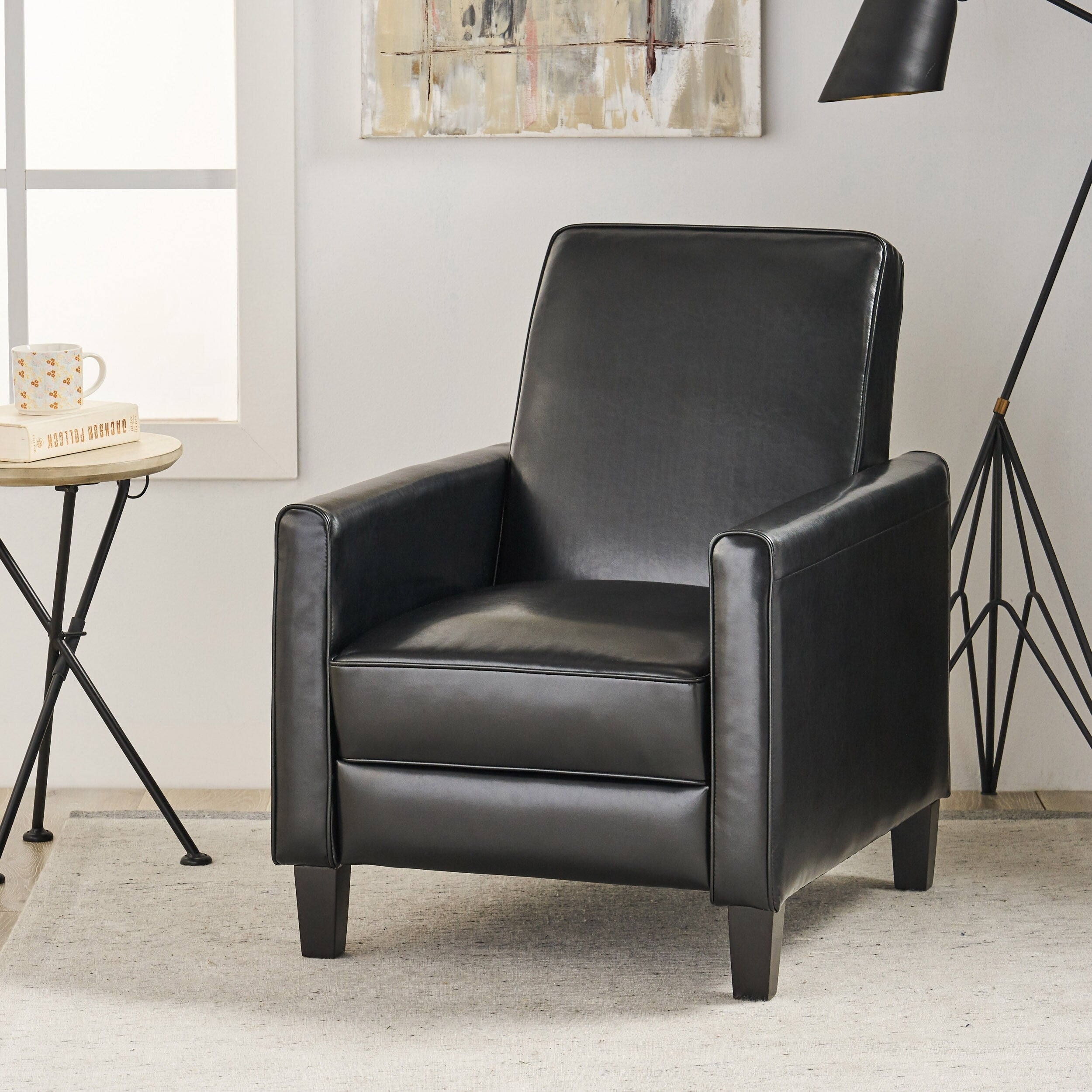 Chaise à dossier relevable en similicuir Roomfitters pour une décoration intérieure élégante