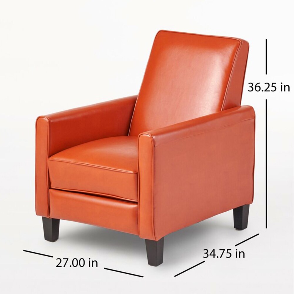 Chaise à dossier relevable en similicuir Roomfitters pour une décoration intérieure élégante