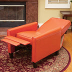 Chaise à dossier relevable en similicuir Roomfitters pour une décoration intérieure élégante