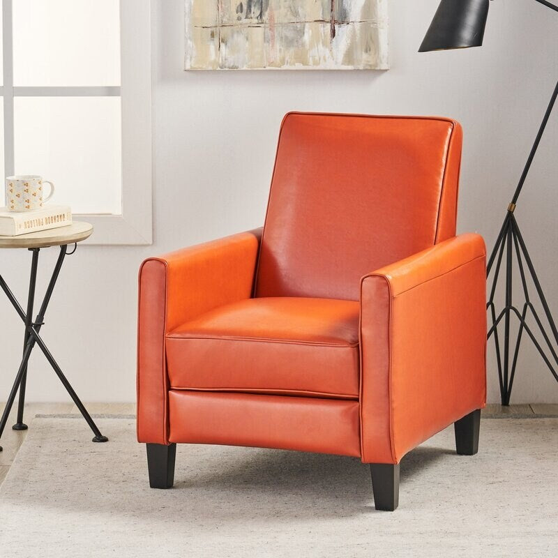 Chaise à dossier relevable en similicuir Roomfitters pour une décoration intérieure élégante