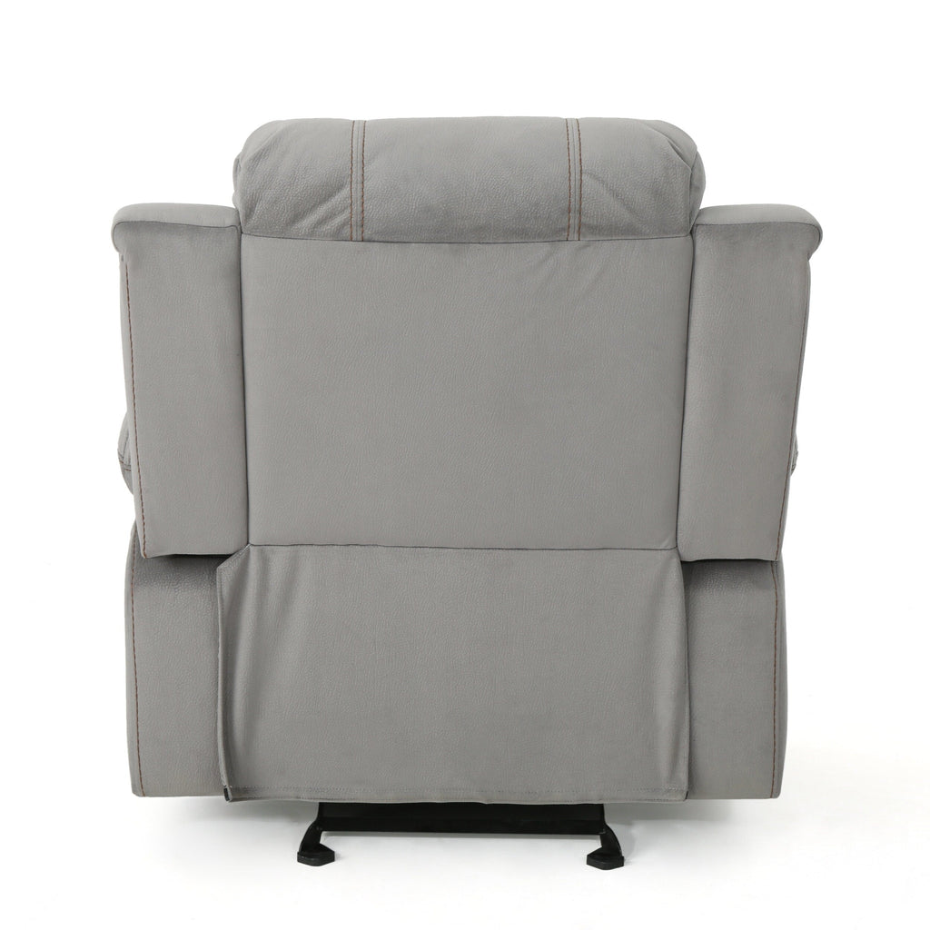 Fauteuil inclinable manuel Roomfitters, fauteuil relax pour salon et chambre, gris