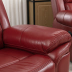 Causeuse inclinable manuelle Roomfitters avec rangement escamotable, deux porte-gobelets et design confortable