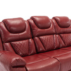 Fauteuil inclinable à bascule manuel Roomfitters avec console centrale, idéal pour le cinéma maison dans le salon