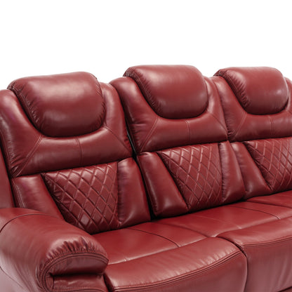 Fauteuil inclinable à bascule manuel Roomfitters avec console centrale, idéal pour le cinéma maison dans le salon