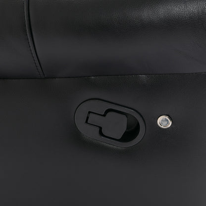 Fauteuil inclinable à bascule manuel Roomfitters avec console centrale, idéal pour le cinéma maison dans le salon