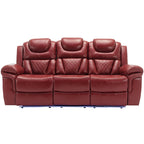 Fauteuil inclinable à bascule manuel Roomfitters avec console centrale, idéal pour le cinéma maison dans le salon