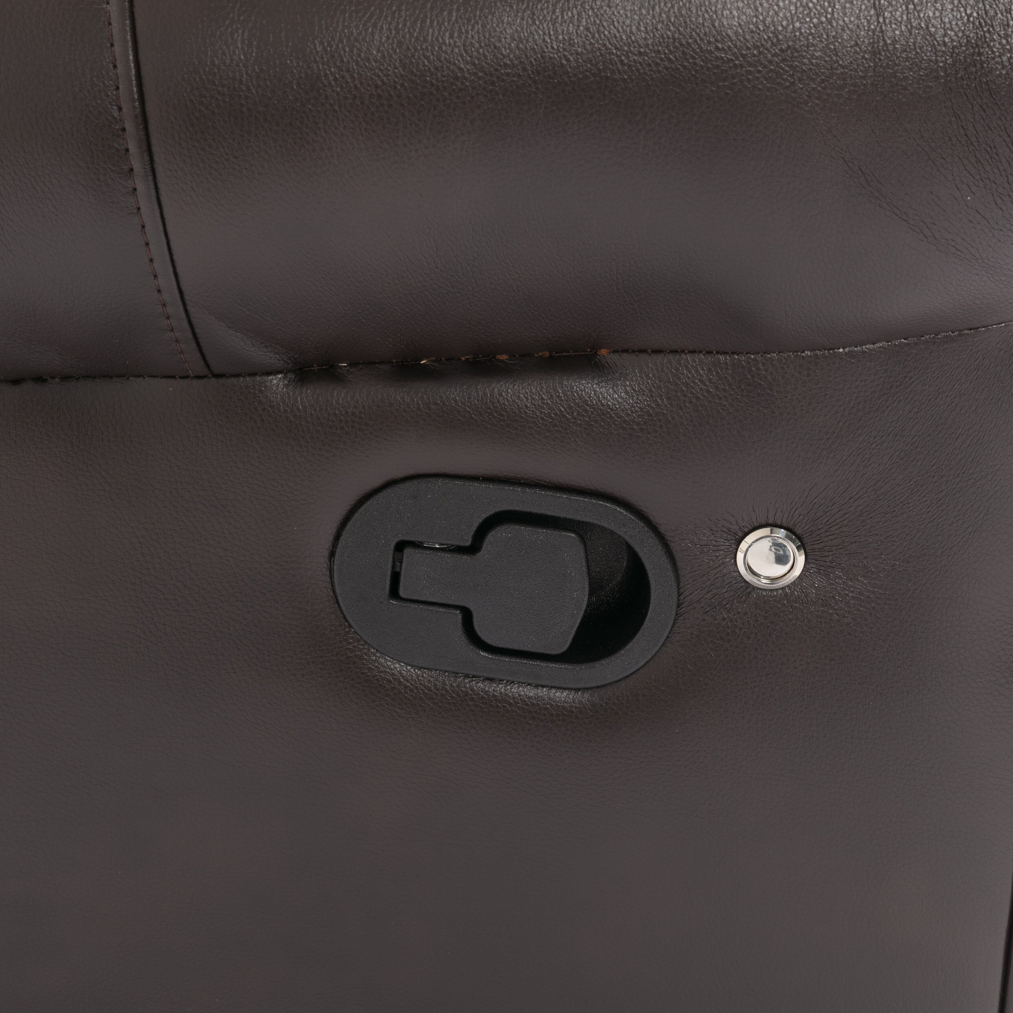 Fauteuil inclinable à bascule manuel Roomfitters avec console centrale, idéal pour le cinéma maison dans le salon