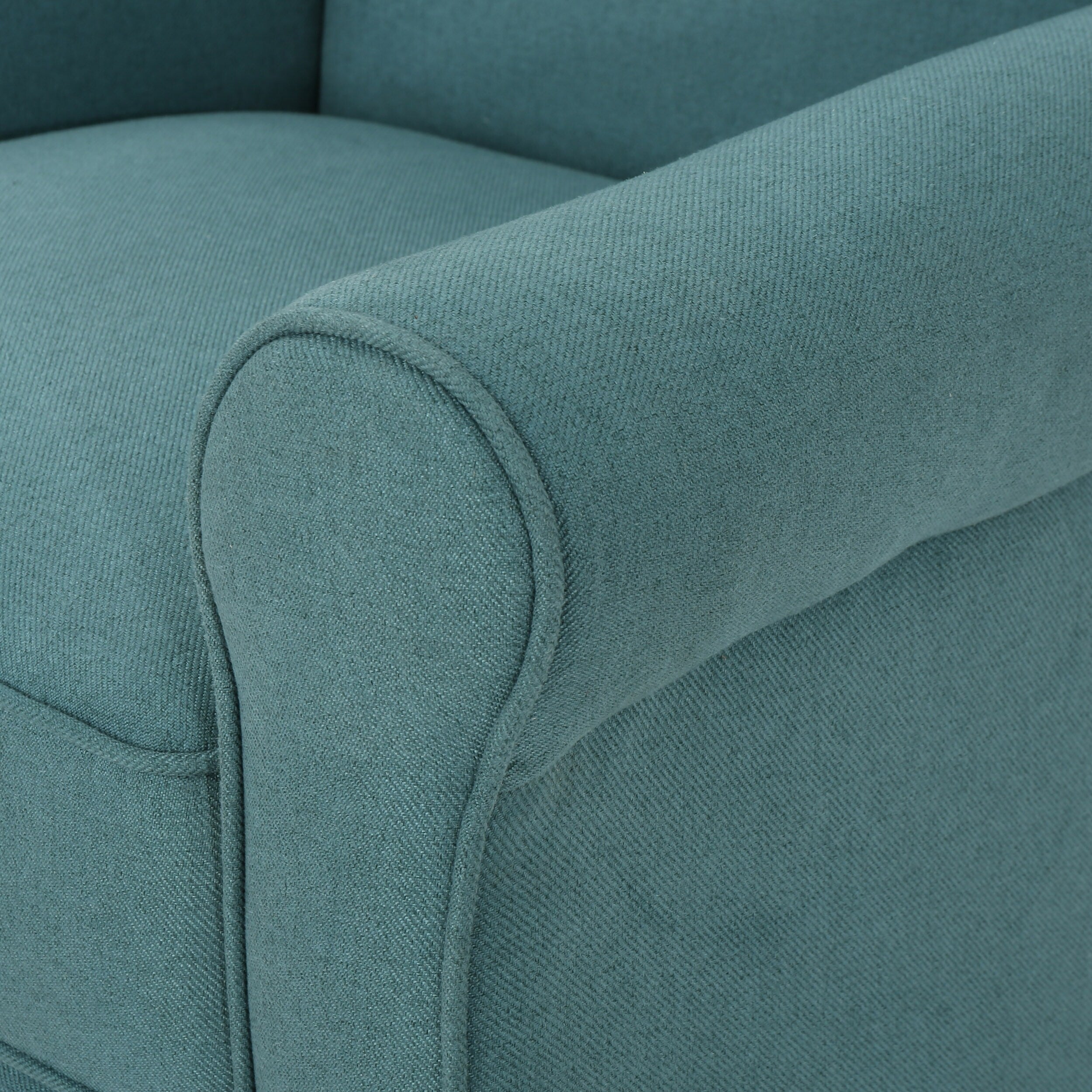 Fauteuil inclinable standard manuel Roomfitters, fauteuil de salon confortable pour salon et chambre, bleu sarcelle