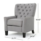 Fauteuil inclinable moderne en tissu Roomfitters, fauteuil de salon confortable pour salon et chambre à coucher