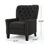 Fauteuil inclinable moderne en tissu Roomfitters, fauteuil de salon confortable pour salon et chambre à coucher