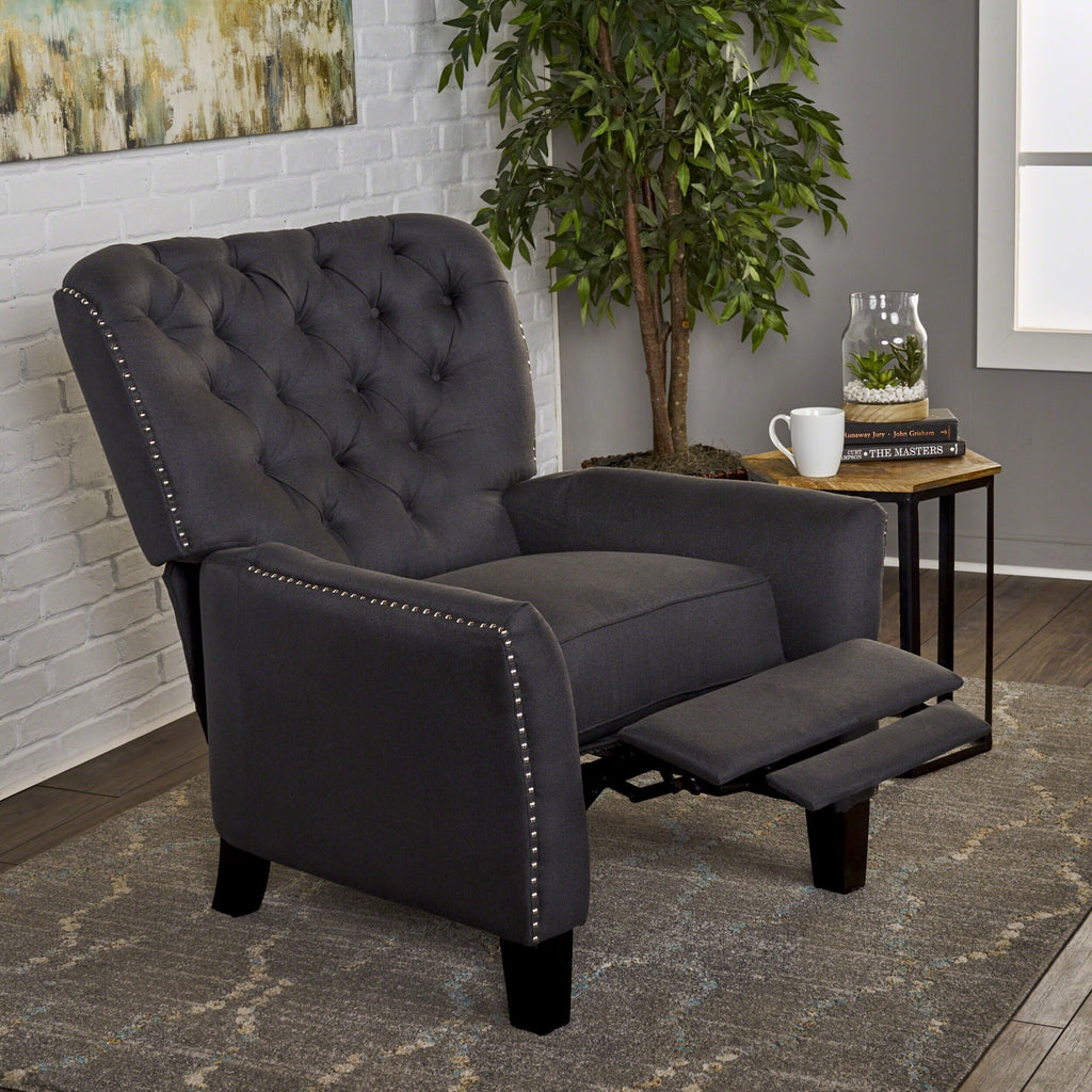 Fauteuil inclinable moderne en tissu Roomfitters, fauteuil de salon confortable pour salon et chambre à coucher