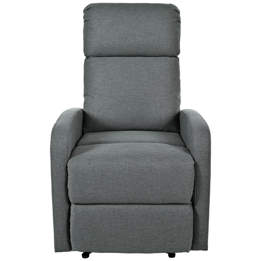Fauteuil inclinable manuel moderne Roomfitters, fauteuil de cinéma maison, inclinable et réglable pour salon, anthracite