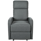 Fauteuil inclinable manuel moderne Roomfitters, fauteuil de cinéma maison, inclinable et réglable pour salon, anthracite