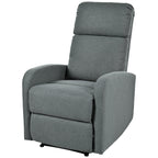 Fauteuil inclinable manuel moderne Roomfitters, fauteuil de cinéma maison, inclinable et réglable pour salon, anthracite
