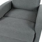 Fauteuil inclinable manuel moderne Roomfitters, fauteuil de cinéma maison, inclinable et réglable pour salon, anthracite
