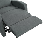 Fauteuil inclinable manuel moderne Roomfitters, fauteuil de cinéma maison, inclinable et réglable pour salon, anthracite