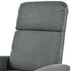 Fauteuil inclinable manuel moderne Roomfitters, fauteuil de cinéma maison, inclinable et réglable pour salon, anthracite