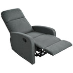 Fauteuil inclinable manuel moderne Roomfitters, fauteuil de cinéma maison, inclinable et réglable pour salon, anthracite
