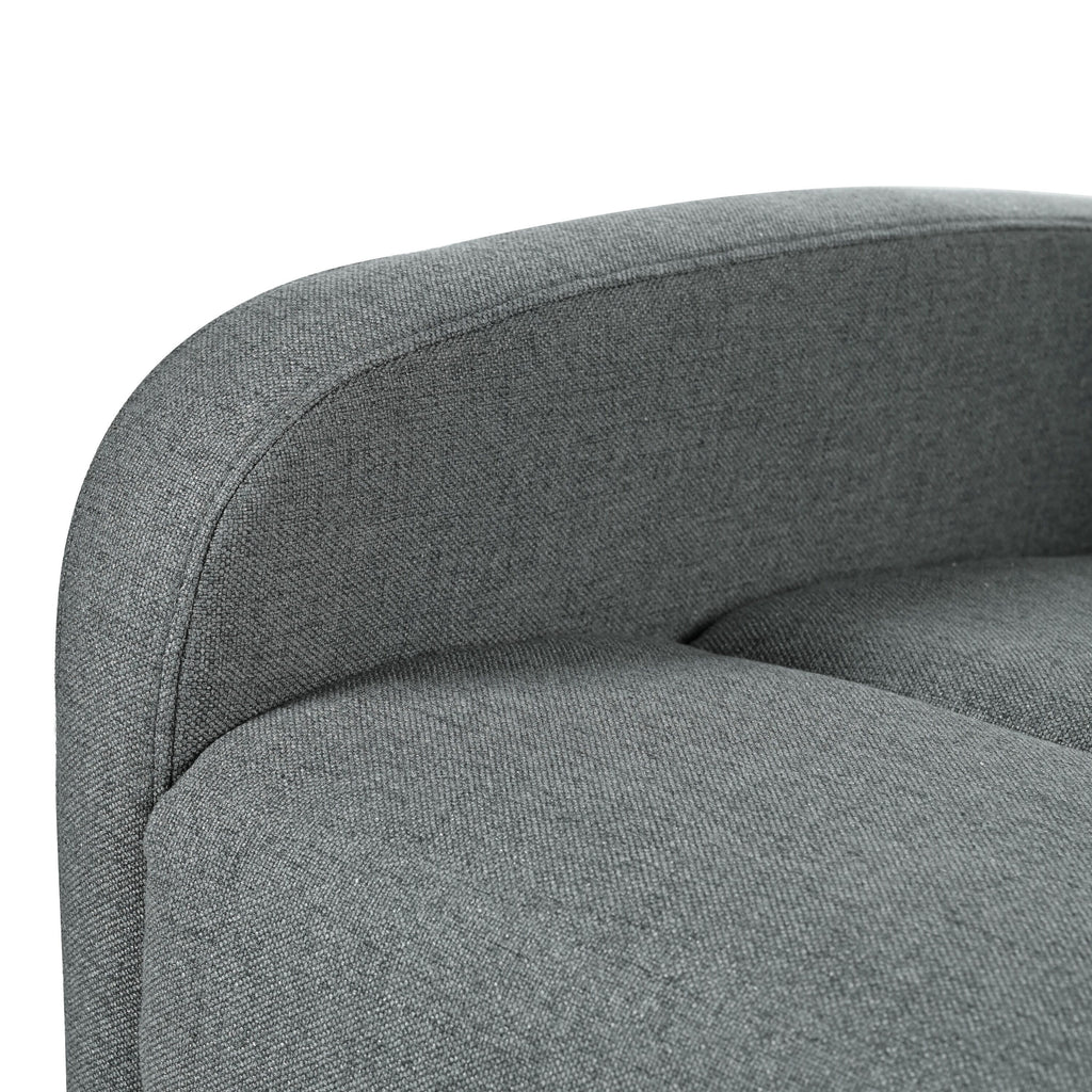 Fauteuil inclinable manuel moderne Roomfitters, fauteuil de cinéma maison, inclinable et réglable pour salon, anthracite