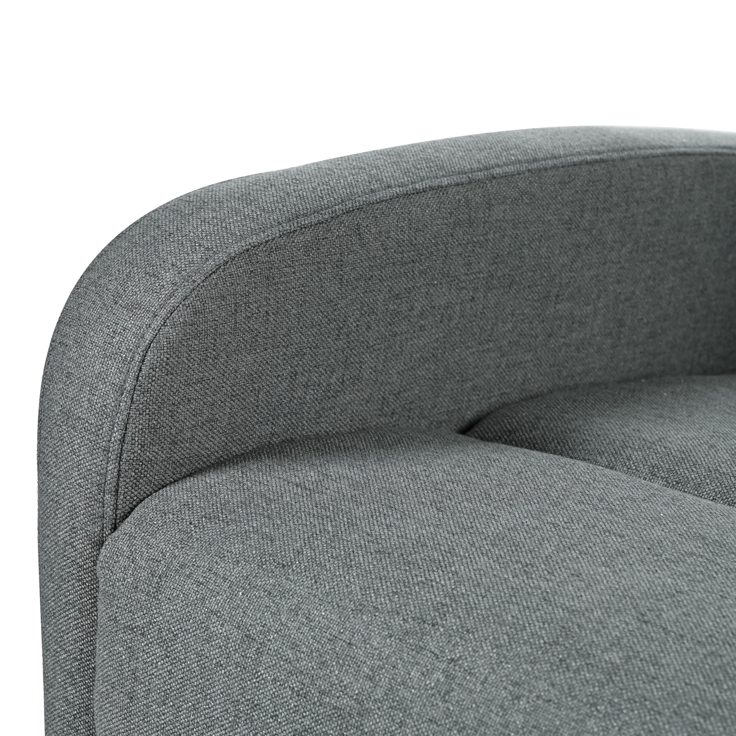 Fauteuil inclinable manuel moderne Roomfitters, fauteuil de cinéma maison, inclinable et réglable pour salon, anthracite