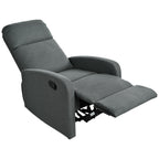 Fauteuil inclinable manuel moderne Roomfitters, fauteuil de cinéma maison, inclinable et réglable pour salon, anthracite