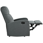 Fauteuil inclinable manuel moderne Roomfitters, fauteuil de cinéma maison, inclinable et réglable pour salon, anthracite