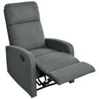 Fauteuil inclinable manuel moderne Roomfitters, fauteuil de cinéma maison, inclinable et réglable pour salon, anthracite