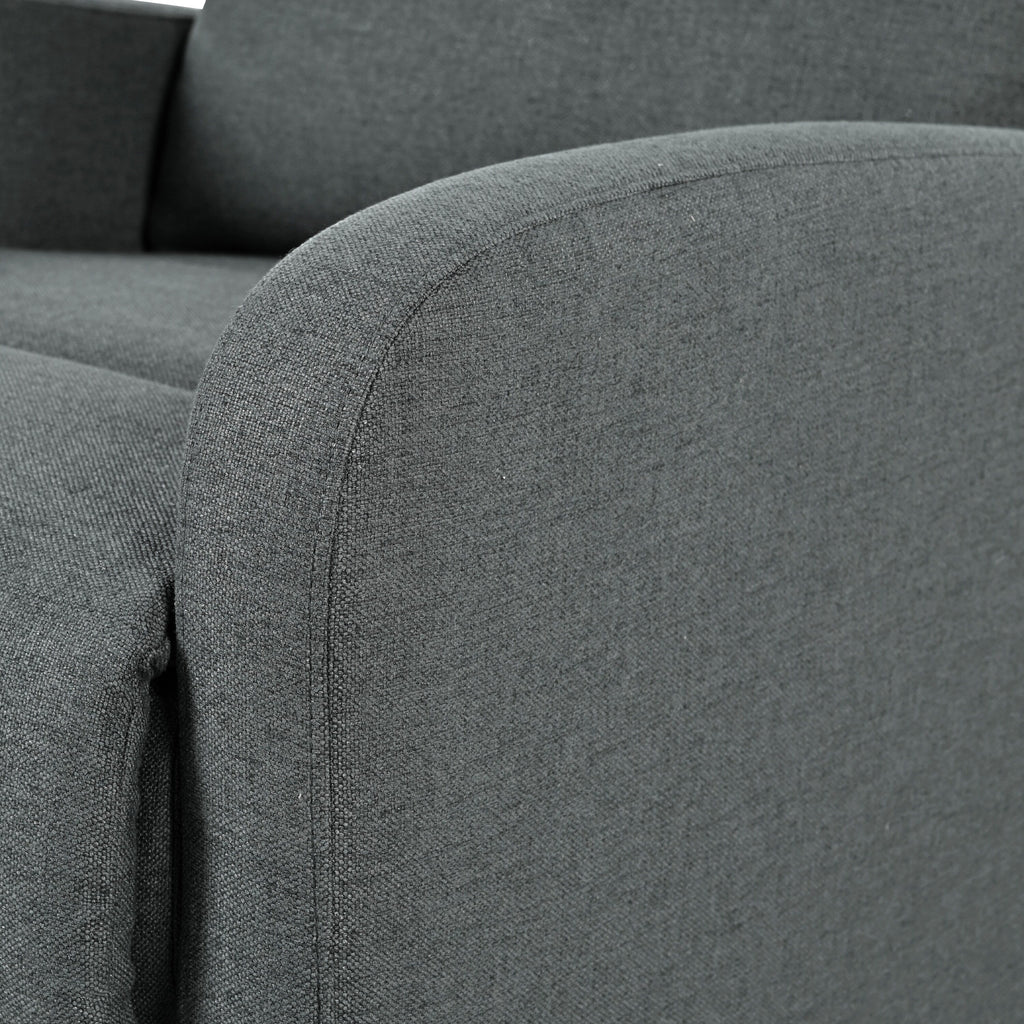 Fauteuil inclinable manuel moderne Roomfitters, fauteuil de cinéma maison, inclinable et réglable pour salon, anthracite