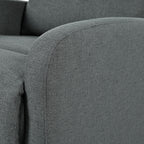 Fauteuil inclinable manuel moderne Roomfitters, fauteuil de cinéma maison, inclinable et réglable pour salon, anthracite