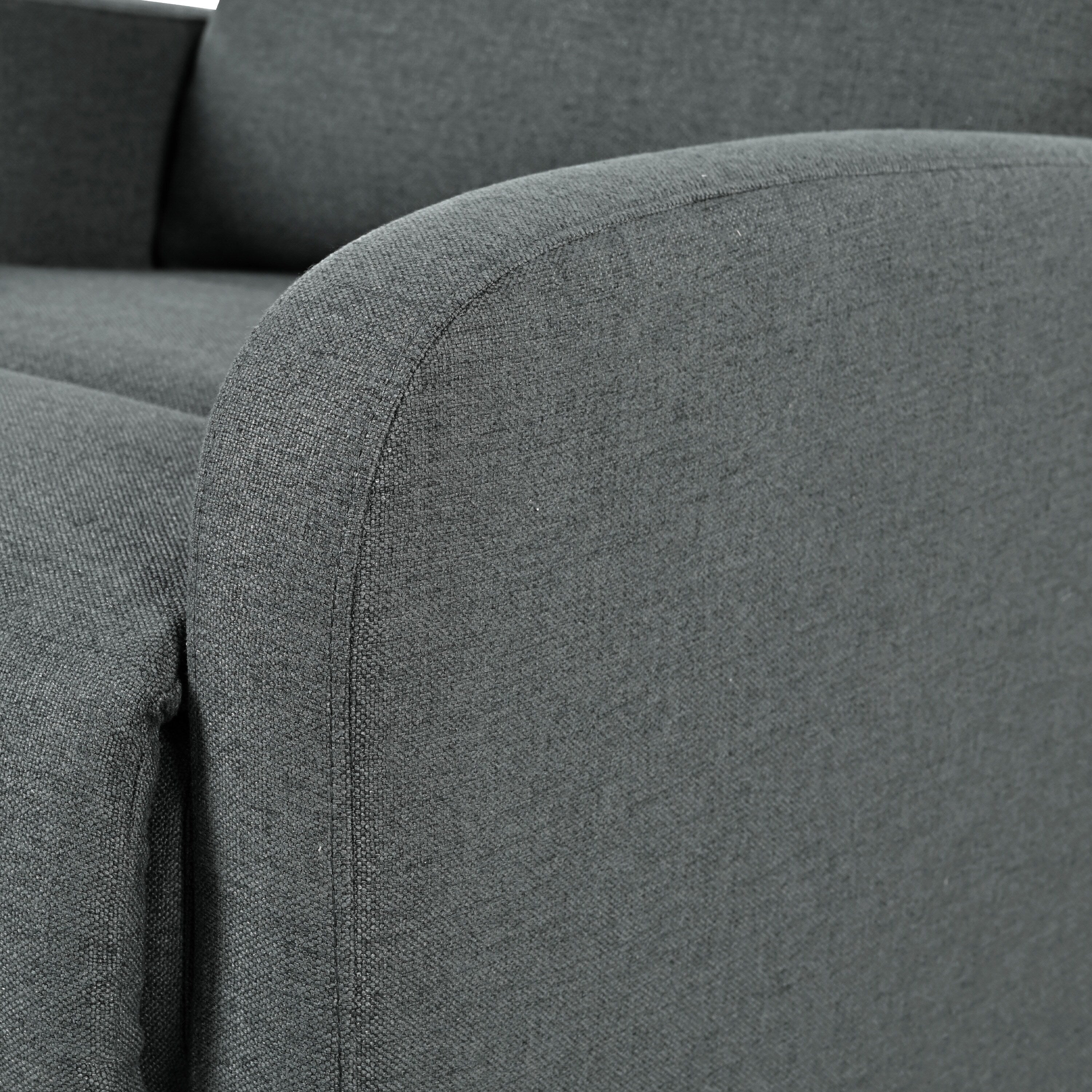 Fauteuil inclinable manuel moderne Roomfitters, fauteuil de cinéma maison, inclinable et réglable pour salon, anthracite