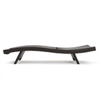 Ensemble de chaises longues d'extérieur en osier Roomfitters, chaises longues inclinables réglables, rotin résistant aux intempéries