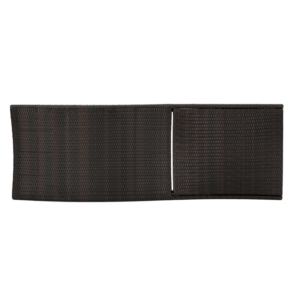 Ensemble de chaises longues d'extérieur en osier Roomfitters, chaises longues inclinables réglables, rotin résistant aux intempéries