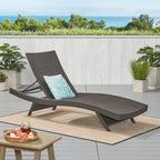 Ensemble de chaises longues d'extérieur en osier Roomfitters, chaises longues inclinables réglables, rotin résistant aux intempéries