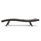 Ensemble de chaises longues d'extérieur en osier Roomfitters, chaises longues inclinables réglables, rotin résistant aux intempéries